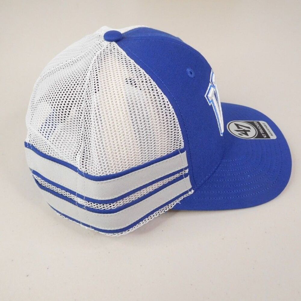 Kentucky Wildcats Hat 47 Trucker Blue Straight 8 Adjustable Snapback Cap UK Mens - Picture 6 of 10